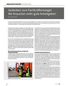 Gedanken zum Fachkräftemangel: Wir brauchen mehr gute Arbeitgeber!