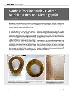 Synthesefaserliner nach 24 Jahren Betrieb auf Herz und Nieren geprüft
