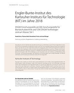 Engler-Bunte-Institut des Karlsruher Instituts für Technologie (KIT) im Jahre 2018