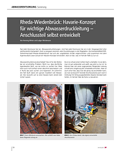 Rheda-Wiedenbrück: Havarie-Konzept für wichtige Abwasserdruckleitung – Anschlussteil selbst entwickelt