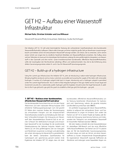 GET H2 – Aufbau einer Wasserstoff Infrastruktur