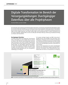 Digitale Transformation im Bereich der Versorgungsleitungen: Durchgängiger Datenfluss über alle Projektphasen