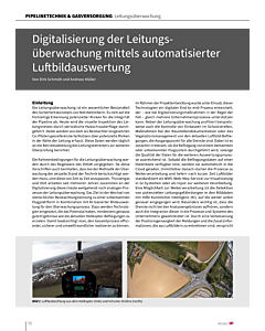Digitalisierung der Leitungs-überwachung mittels automatisierter Luftbildauswertung