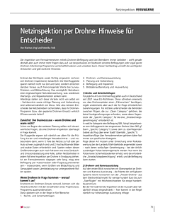 Netzinspektion per Drohne: Hinweise für Entscheider