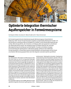 Optimierte Integration thermischer Aquiferspeicher in Fernwärmesysteme