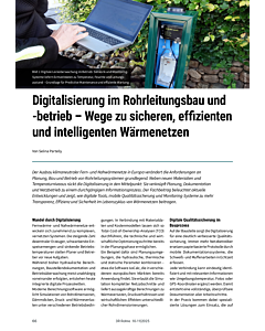 Digitalisierung im Rohrleitungsbau und -betrieb – Wege zu sicheren, effizienten und intelligenten Wärmenetzen