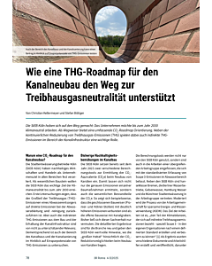 Wie eine THG-Roadmap für den Kanalneubau den Weg zur Treibhausgasneutralität unterstützt