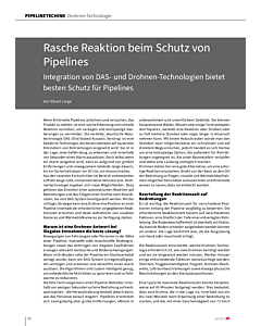 Rasche Reaktion beim Schutz von Pipelines