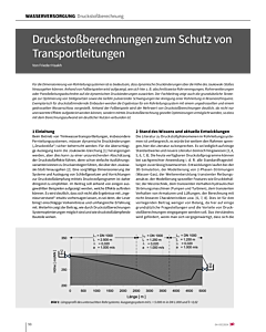 Druckstoßberechnungen zum Schutz von Transportleitungen