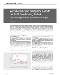 Wirtschaftliche und ökologische Aspekte bei der Rohrverbindungstechnik