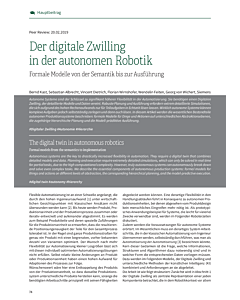 Der digitale Zwilling in der autonomen Robotik