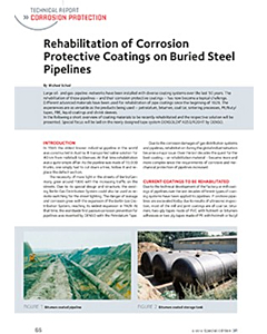 Rehabilitation of Corrosion Protective Coatings on Buried Steel Pipelines