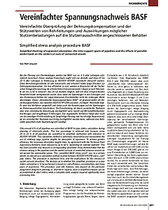 Vereinfachter Spannungsnachweis BASF