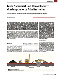Mehr Sicherheit und Umweltschutz durch optimierte Arbeitsstreifen