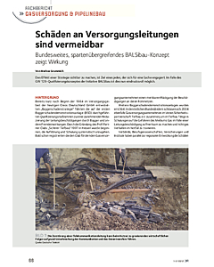 Schäden an Versorgungsleitungen sind vermeidbar