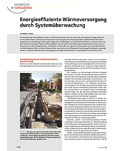 Energieeffiziente Wärmeversorgung durch Systemüberwachung