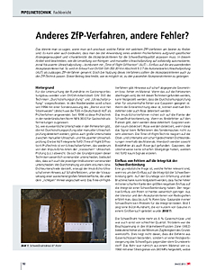 Anderes ZfP-Verfahren, andere Fehler?
