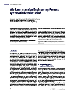 Wie kann man den Engineering-Prozess systematisch verbessern?