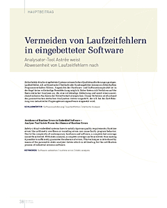 Vermeiden von Laufzeitfehlern in eingebetteter Software