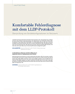 Komfortable Fehlerdiagnose mit dem LLDP-Protokoll