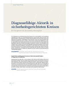 Diagnosefähige Aktorik in sicherheitsgerichteten Kreisen