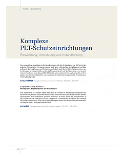 Komplexe PLT-Schutzeinrichtungen