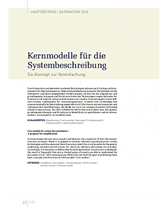 Kernmodelle für die Systembeschreibung
