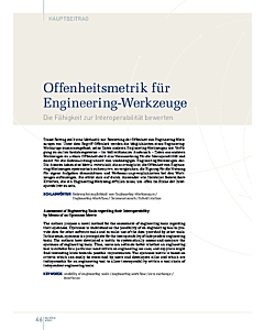 Offenheitsmetrik für Engineering-Werkzeuge