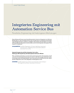 Integriertes Engineering mit Automation Service Bus