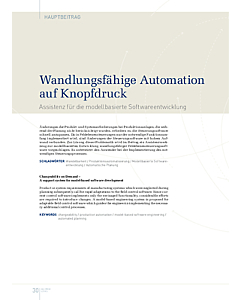 Wandlungsfähige Automation auf Knopfdruck