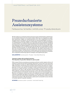 Prozedurbasierte Assistenzsysteme