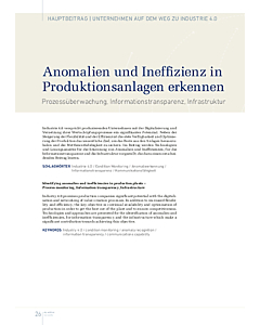 Anomalien und Ineffizienz in Produktionsanlagen erkennen