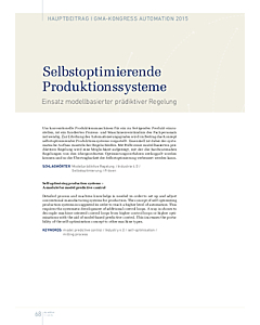 Selbstoptimierende Produktionssysteme