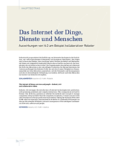 Das Internet der Dinge, Dienste und Menschen