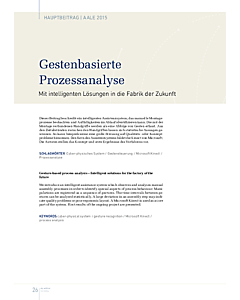 Gestenbasierte Prozessanalyse