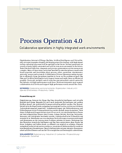 Process Operation 4.0