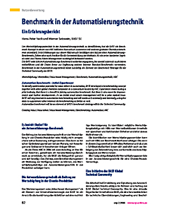 Benchmark in der Automatisierungstechnik