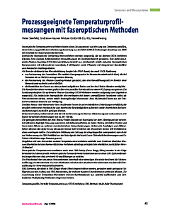 Prozessgeeignete Temperaturprofilmessungen mit faseroptischen Methoden
