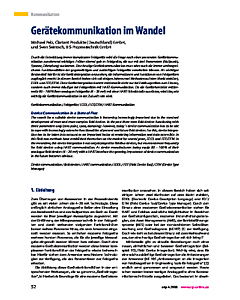 Gerätekommunikation im Wandel