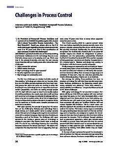 Challenges in Process Control