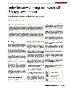 Induktionserwärmung bei Kunststoff-Spritzgussverfahren