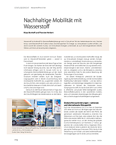 Nachhaltige Mobilität mit Wasserstoff