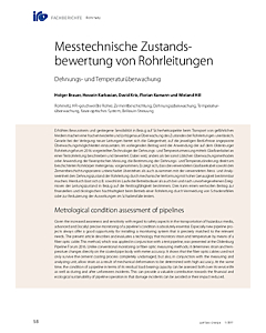Messtechnische Zustandsbewertung von Rohrleitungen