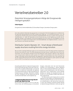 Verteilnetzbetreiber 2.0