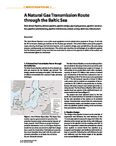 A Natural Gas Transmission Route through the Baltic Sea