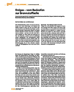 Erdgas - vom Badeofen zur Brennstoffzelle