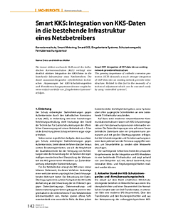 Smart KKS: Integration von KKS-Daten in die bestehende Infrastruktur eines Netzbetreibers