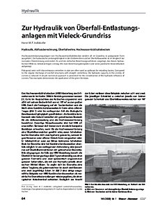 Zur Hydraulik von Überfall-Entlastungsanlagen mit Vieleck-Grundriss