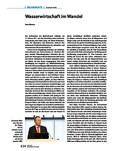Wasserwirtschaft im Wandel