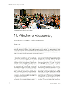 11. Münchener Abwassertag